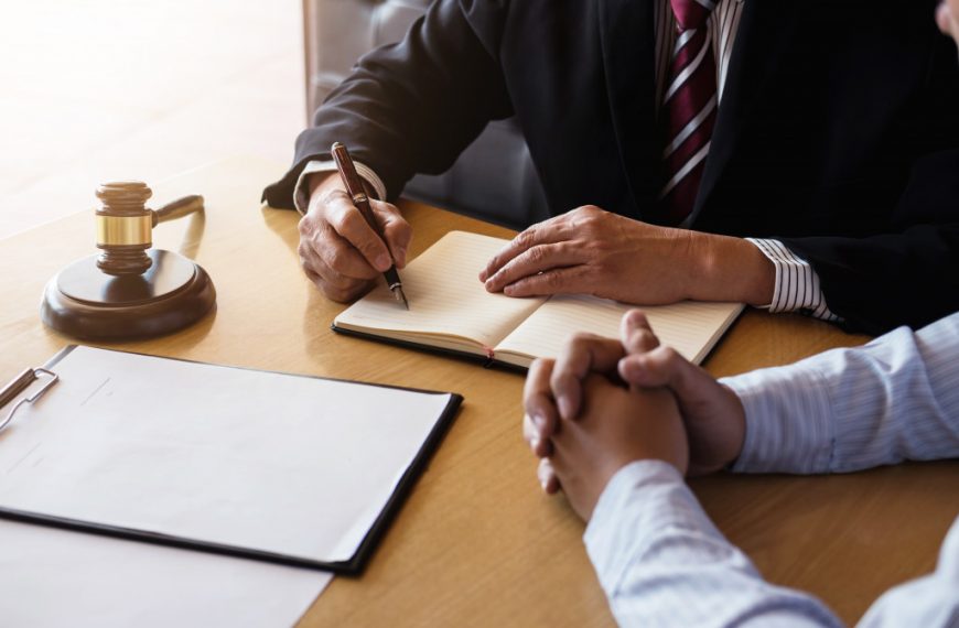lawyer writing