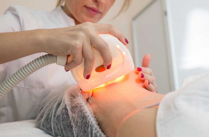 woman undergoing procedure